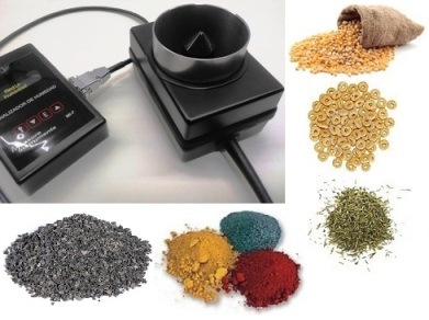 Grain moisture meter with absolute humidity and temperature sensors for grains, cereals, dehydrated vegetables, granulated and powder MI-7+SH-7