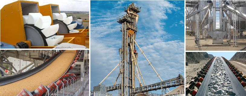 Continuous flow measurement of materials, solids, in motion, in bucket elevators for grain, seeds, flour, minerals. Continuous flow measurement of materials, solids, in motion, in bucket elevators for grain, seeds, flour, minerals.